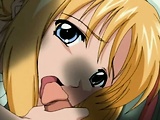Innocent looking blond anime girl